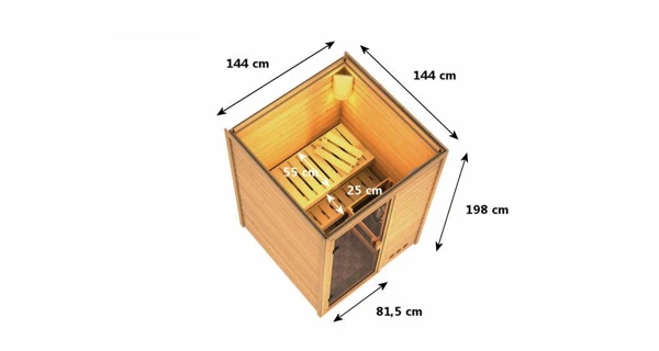 Finská sauna Karibu - Svenja