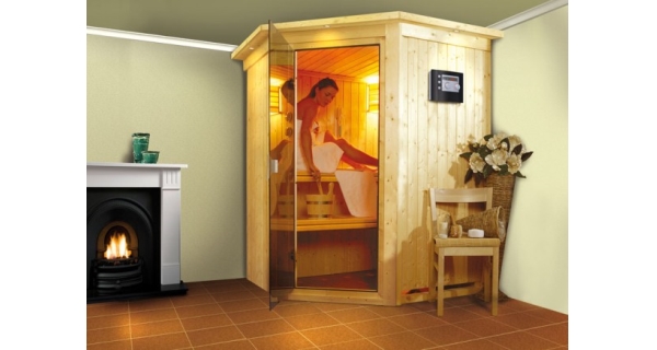 Finská sauna Larin v setu - Karibu