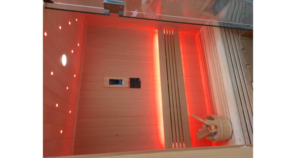 Finská sauna Marimex KIPPIS L + saunová kamna (Zánovní, SN TY-24080132)