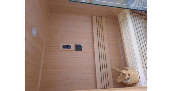 Finská sauna Marimex KIPPIS L + saunová kamna (Zánovní, SN TY-24080132)