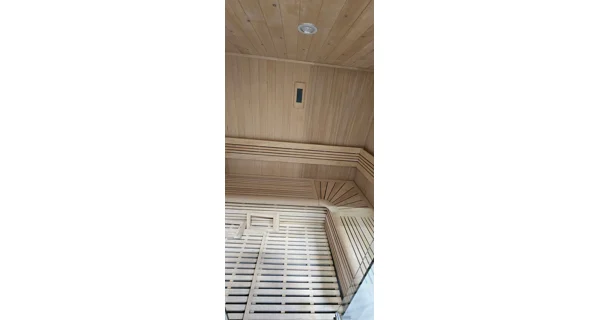 Finská sauna Marimex KIPPIS XL + saunová kamna (Zánovní), SN 24080140