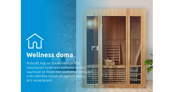 Finská sauna Marimex KOTI M + saunová kamna