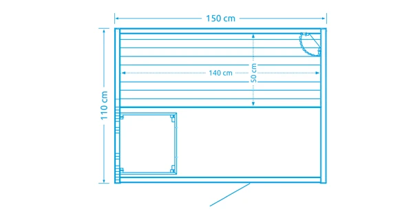 Finská sauna Marimex SISU L