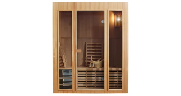 Finská sauna Marimex SISU L + Vířivý bazén MSPA Otium M-OT061