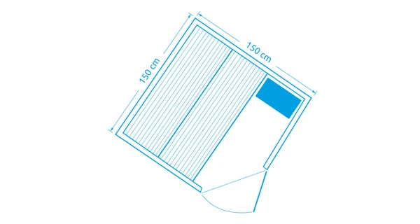Finská sauna Marimex SISU XL + Vířivý bazén MSPA Otium M-OT061
