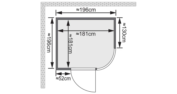 Finská sauna Parima 3 v setu - Karibu