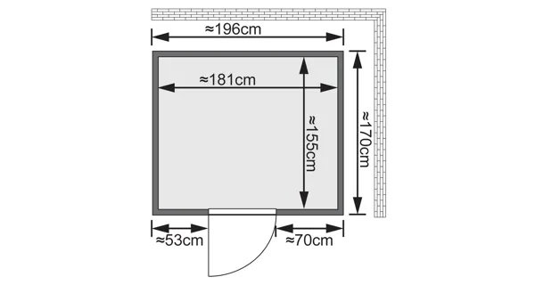 Finská sauna Sodin v setu - Karibu