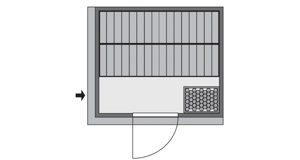 Finská sauna Sodin v setu - Karibu