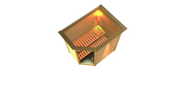 Finská sauna Svea v setu - Karibu