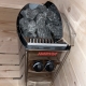 Finská sudová sauna 2,4 m. s teráskou a elektrickými kamny