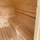 Finská sudová sauna 2,4 m s teráskou a elektrickými kamny