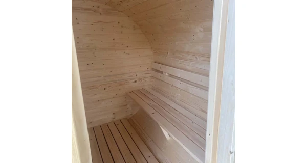 Finská sudová sauna 2 m s kamny na dřevo
