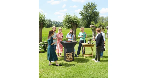 Gril na dřevo Barbecook Nestor Original Černá ocel