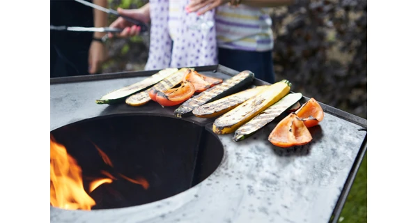 Gril na dřevo Barbecook Nestor Original Hnědá ocel