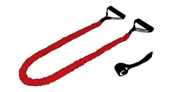 Gumový expander TUNTURI těžký, červený