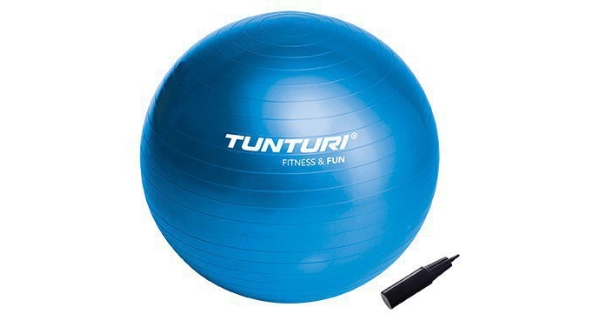 Gymnastický míč s pumpičkou TUNTURI 65 cm, modrý