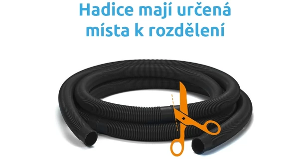 Hadice v balení Ø 5/4" (32 mm) - 10 m (černá)