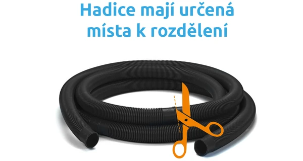 Hadice v balení Ø 5/4" (32 mm) - 5 m (černá)