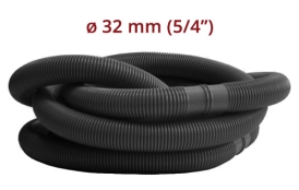 Hadice v metráži Ø 5/4" (32 mm) -  díl 1,25m černá 4 kusy