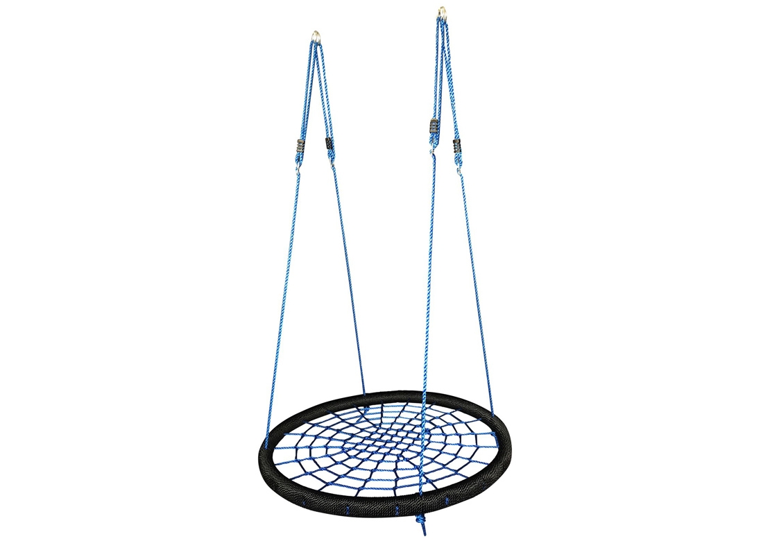 Marimex MA56654 houpačka ve tvaru kruhu 100 cm černá/modrá