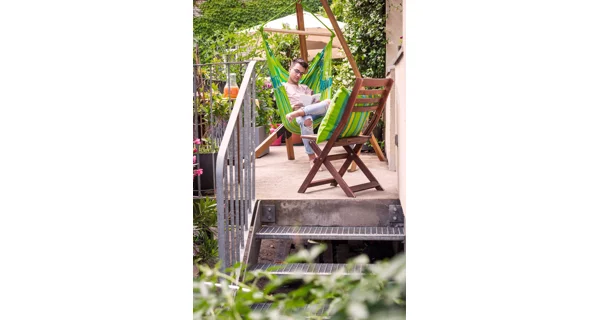 Houpací sedačka La Siesta Domingo Basic, caribic lime