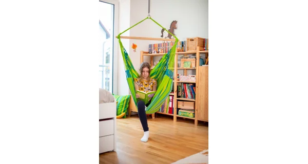 Houpací sedačka La Siesta Domingo Basic, caribic lime