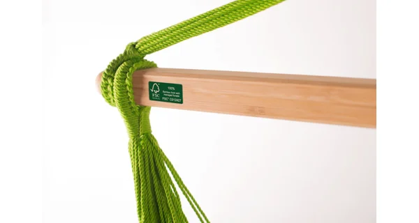 Houpací sedačka La Siesta Domingo Basic, caribic lime