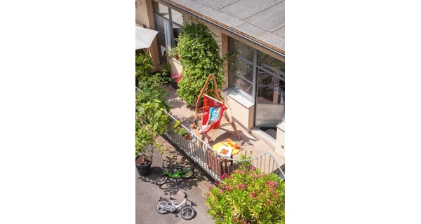 Houpací sedačka La Siesta Domingo Basic, caribic toucan