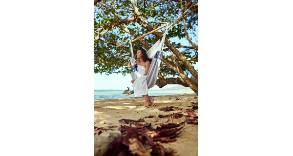 Houpací sedačka La Siesta Domingo Comfort, classic seasalt