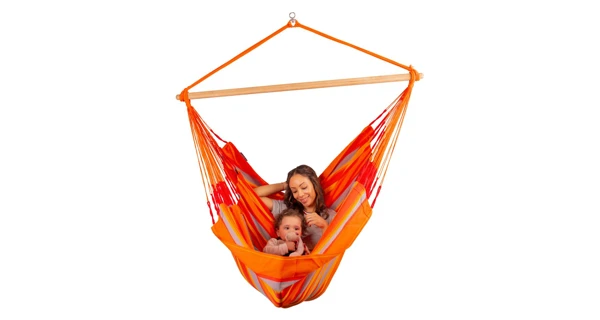 Houpací sedačka La Siesta Domingo Kingsize, caribic toucan