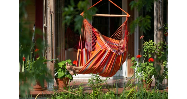 Houpací sedačka La Siesta Domingo Kingsize, caribic toucan