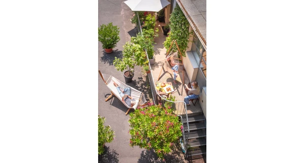 Houpací sedačka La Siesta Habana Basic, mono latte