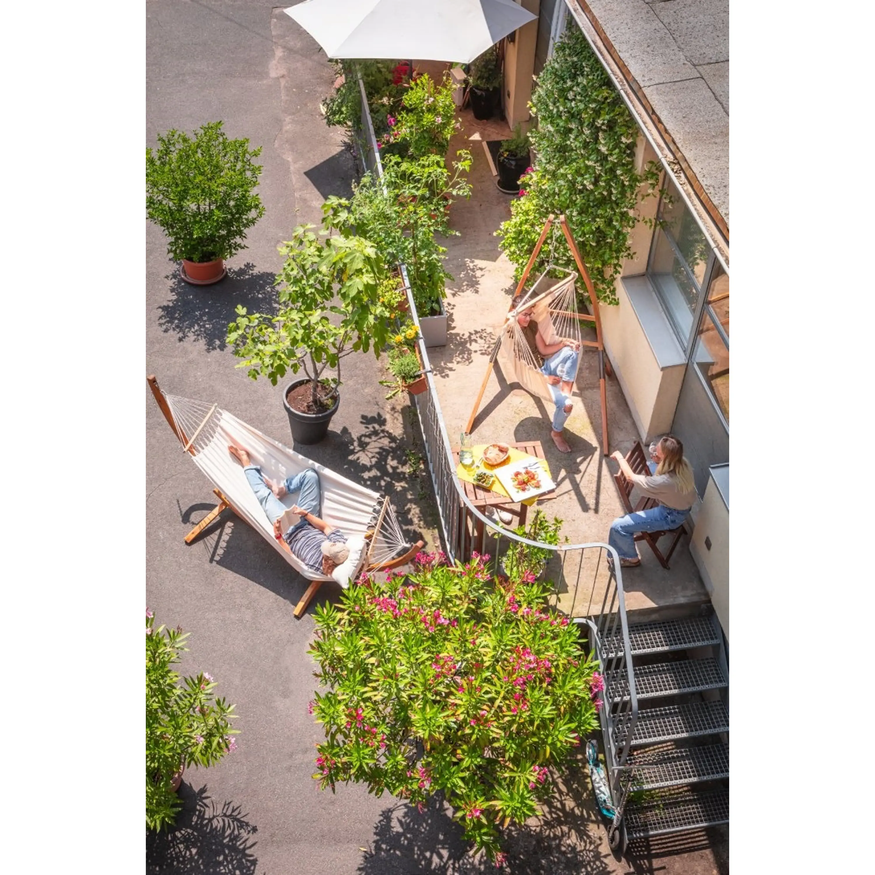 Houpací sedačka La Siesta Habana Basic Mono latte Obrázek