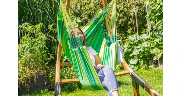 Houpací sedačka La Siesta Habana Basic, stripes jungle