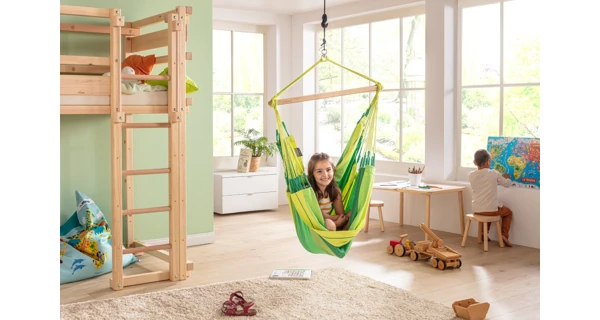 Houpací sedačka La Siesta Habana Basic, stripes jungle