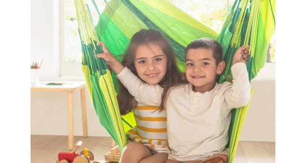 Houpací sedačka La Siesta Habana Basic, stripes jungle