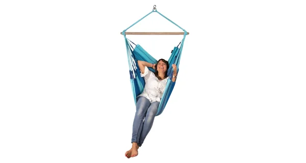 Houpací sedačka La Siesta Habana Basic, stripes lagoon