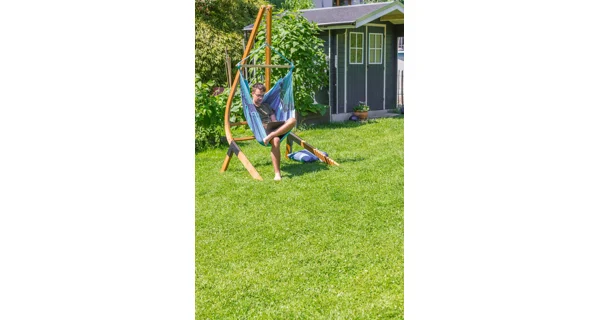 Houpací sedačka La Siesta Habana Basic, stripes lagoon