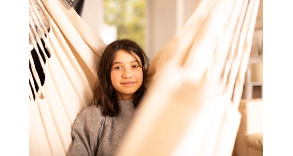 Houpací sedačka La Siesta Habana Comfort, mono latte