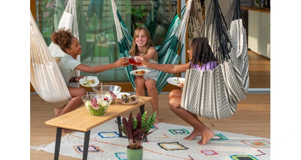 Houpací sedačka La Siesta Habana Comfort, pattern zebra