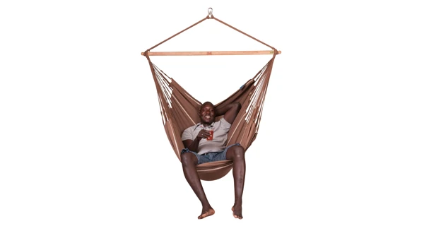 Houpací sedačka La Siesta Habana Kingsize, cosy latte