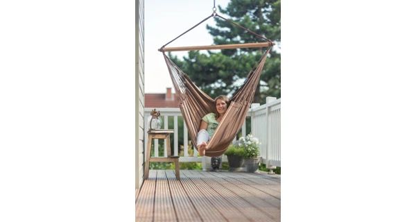 Houpací sedačka La Siesta Habana Kingsize, cosy latte