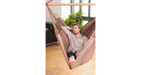 Houpací sedačka La Siesta Habana Kingsize, cosy latte