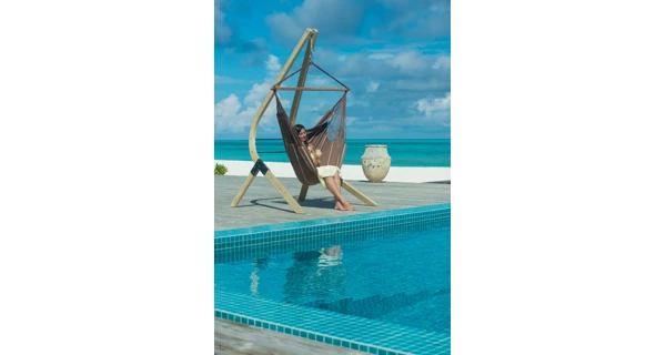 Houpací sedačka La Siesta Habana Kingsize, cosy latte