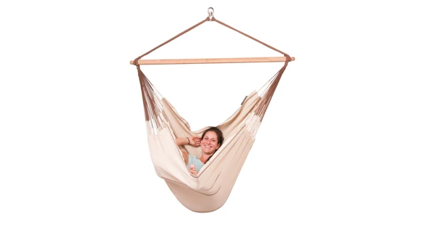 Houpací sedačka La Siesta Habana Kingsize, cosy nougat