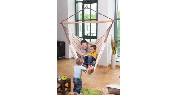 Houpací sedačka La Siesta Habana Kingsize, cosy nougat