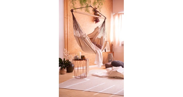 Houpací sedačka La Siesta Habana Kingsize, cosy nougat