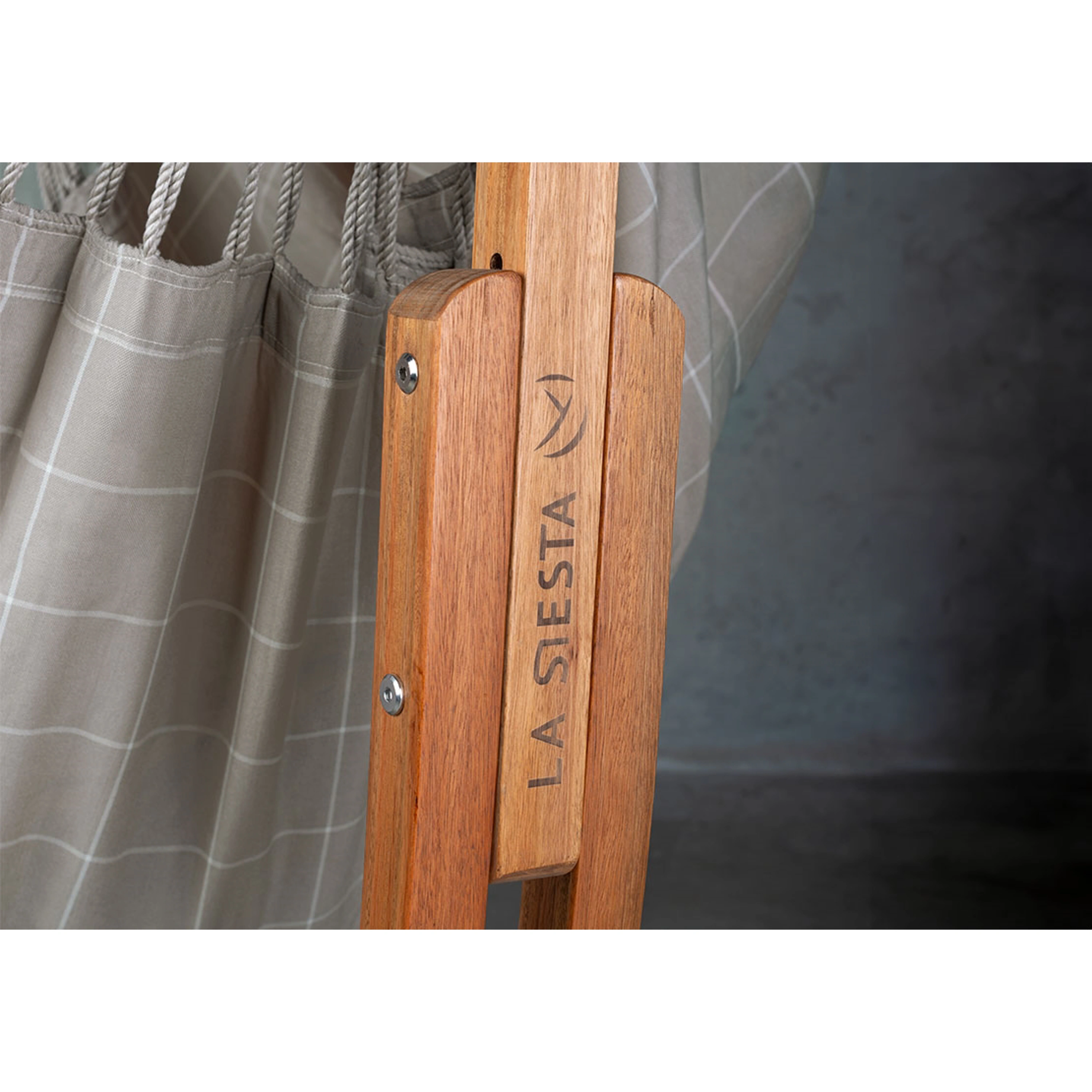 Marimex | Houpací sedačka se stojanem La Siesta Udine Outdoor, almond | 11640606 Obrázek