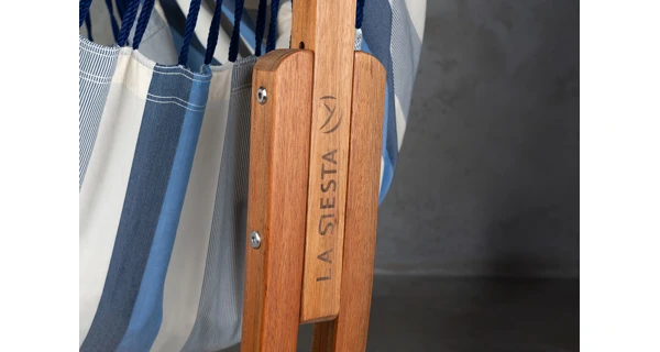 Houpací sedačka se stojanem La Siesta Udine Outdoor, sea salt