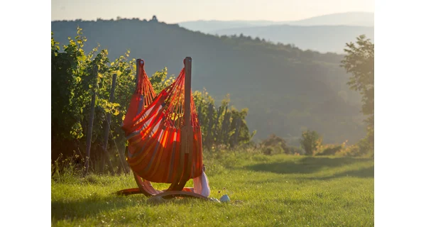 Houpací sedačka se stojanem La Siesta Udine Outdoor, toucan
